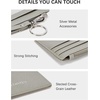 image:imageBOSTANTEN Small Wallet For Women RFID Leather Credit Card Holder Slim Wristlet Keychain Wallet With Zipper PocketGrey