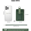 image:imageBOSTANTEN Small Wallet RFID Minimalist Zip ID Case Wallet with Lanyard Keychain Water Resistant Card Wallets for Women amp Men BlackGreen