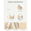 image:imageBOSTANTEN Straw Crossbody Bags for Women Summer Raffia Purse Handbags for Beach Vacation Daily UseBeige