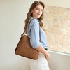 image:imageBOSTANTEN Suede Bucket Bag for Women Ladies Shoulder Purse with Adjustable Strap Handbag with Inner Pouch for Work TravelSuede Brown