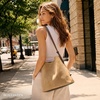 image:imageBOSTANTEN Suede Bucket Bag for Women Ladies Shoulder Purse with Adjustable Strap Handbag with Inner Pouch for Work TravelTan