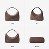 image:imageBOSTANTEN Suede Leather Crossbody Bags for Women Vintage Shoulder Purse Slouchy Hobo Handbag with Adjustable StrapSuede Black With Coffee