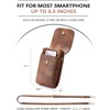 image:imageBOSTANTEN Vegan Leather Crossbody Bags for Women Designer Cell Phone Bag Wallet Purses Adjustable StrapA01retro Brown