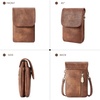 image:imageBOSTANTEN Vegan Leather Crossbody Bags for Women Designer Cell Phone Bag Wallet Purses Adjustable StrapA01retro Brown