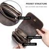 image:imageBOSTANTEN Vegan Leather Crossbody Bags for Women Designer Cell Phone Bag Wallet Purses Adjustable StrapA02retro Coffee