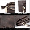 image:imageBOSTANTEN Vegan Leather Crossbody Bags for Women Designer Cell Phone Bag Wallet Purses Adjustable StrapA02retro Coffee