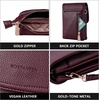image:imageBOSTANTEN Vegan Leather Crossbody Bags for Women Designer Cell Phone Bag Wallet Purses Adjustable StrapA05burgundy Red