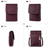 image:imageBOSTANTEN Vegan Leather Crossbody Bags for Women Designer Cell Phone Bag Wallet Purses Adjustable StrapA05burgundy Red