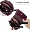 image:imageBOSTANTEN Vegan Leather Crossbody Bags for Women Designer Cell Phone Bag Wallet Purses Adjustable StrapA05burgundy Red