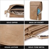 image:imageBOSTANTEN Vegan Leather Crossbody Bags for Women Designer Cell Phone Bag Wallet Purses Adjustable StrapA07camel Brown