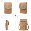 image:imageBOSTANTEN Vegan Leather Crossbody Bags for Women Designer Cell Phone Bag Wallet Purses Adjustable StrapA07camel Brown