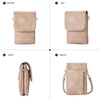 image:imageBOSTANTEN Vegan Leather Crossbody Bags for Women Designer Cell Phone Bag Wallet Purses Adjustable StrapA08pale Brown
