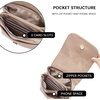 image:imageBOSTANTEN Vegan Leather Crossbody Bags for Women Designer Cell Phone Bag Wallet Purses Adjustable StrapA08pale Brown