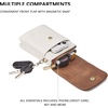 image:imageBOSTANTEN Vegan Leather Crossbody Bags for Women Designer Cell Phone Bag Wallet Purses Adjustable StrapC01white With Brown