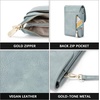 image:imageBOSTANTEN Vegan Leather Crossbody Bags for Women Designer Cell Phone Bag Wallet Purses Adjustable StrapDenim Blue