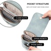 image:imageBOSTANTEN Vegan Leather Crossbody Bags for Women Designer Cell Phone Bag Wallet Purses Adjustable StrapDenim Blue