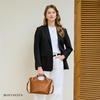 image:imageBOSTANTEN Vegan Leather Purses for Women Soft Top Handle Satchel Crossbody Zipper Handbag with Detachable Shoulder StrapBrown