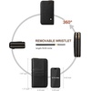 image:imageBOSTANTEN Wallets for Women Leather RFID Double Zipper Around Credit Card Holder Large Capacity Wristlet Clutch WalletBlack