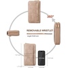 image:imageBOSTANTEN Wallets for Women Leather RFID Double Zipper Around Credit Card Holder Large Capacity Wristlet Clutch WalletSkin Tone
