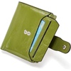 image:imageBOSTANTEN Women Leather Wallet RFID Blocking Bifold Zipper Pocket Wallet Card Case Purse with ID Window1green