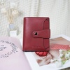 image:imageBOSTANTEN Women Leather Wallet RFID Blocking Bifold Zipper Pocket Wallet Card Case Purse with ID Window3Wine Red