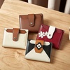 image:imageBOSTANTEN Women Leather Wallet RFID Blocking Bifold Zipper Pocket Wallet Card Case Purse with ID WindowBeige with Brown