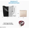 image:imageBOSTANTEN Womens Leather Designer Handbags Tote Purses Shoulder Bucket BagsA01black