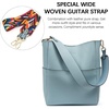 image:imageBOSTANTEN Womens Leather Designer Handbags Tote Purses Shoulder Bucket BagsA02blue