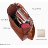 image:imageBOSTANTEN Womens Leather Designer Handbags Tote Purses Shoulder Bucket BagsA03brown