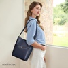 image:imageBOSTANTEN Womens Leather Designer Handbags Tote Purses Shoulder Bucket BagsA04navy Blue