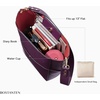 image:imageBOSTANTEN Womens Leather Designer Handbags Tote Purses Shoulder Bucket BagsA05purple
