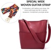 image:imageBOSTANTEN Womens Leather Designer Handbags Tote Purses Shoulder Bucket BagsA07wine Red