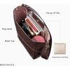 image:imageBOSTANTEN Womens Leather Designer Handbags Tote Purses Shoulder Bucket BagsA08coffee