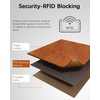 image:imageBOSTANTEN Womens Leather Wallets RFID Blocking Large Capacity Credit Card Holder Phone Clutch Rose RedABrownoil wax