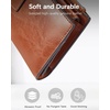 image:imageBOSTANTEN Womens Leather Wallets RFID Blocking Large Capacity Credit Card Holder Phone Clutch Rose RedCOrange Brown