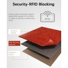 image:imageBOSTANTEN Womens Leather Wallets RFID Blocking Large Capacity Credit Card Holder Phone Clutch Rose RedCRose Red