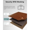 image:imageBOSTANTEN Womens Leather Wallets RFID Blocking Large Capacity Credit Card Holder Phone Clutch Rose RedDBrown Red