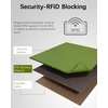 image:imageBOSTANTEN Womens Leather Wallets RFID Blocking Large Capacity Credit Card Holder Phone Clutch Rose RedDGreen