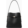 image:imageBOSTANTEN Bucket Bag Soft Vegan Leather Purses for Women Trendy Shoulder Handbags with Separate PouchBlack