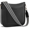 image:imageBOSTANTEN Crossbody Bags for Women Trendy Vegan Leather Guitar Strap Purse for Spring TravelA02black
