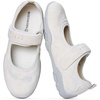 image:imageBOSTANTEN Mary Jane Sneakers for Women Wide Toe Box Slip On Casual Shoes  Soft Cushioned Sole Breathable Mesh Adjustable Strap Wide Width for Casual Walking Work Travel and ErrandsLight Grey