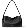 image:imageBOSTANTEN Shoulder Bag for Women Pebbled Vegan Leather Purses Soft Hobo Handbag Supple Bag for Travel WorkBlack