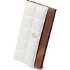 image:imageBOSTANTEN Slim Wallet Women Leather RFID Blocking Credit Card Holder Bifold Thin Wallet with Zipper Pocket BlackBrownS  Beige and Brown