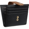 image:imageBOSTANTEN Slim Wallet for Women Small RFID Blocking Credit Card Holder Leather Bifold Wallets with Zipper Coin Pocket Beige0Black Brown