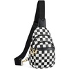 A-checkered Black