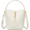 image:imageBOSTANTEN Small Bucket Bag for Women Crossbody Bags Trendy Vegan Leather Shoulder Purses Designer Ladies HandbagsWhite