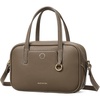 image:imageBOSTANTEN Small Crossbody Bag for Women Vegan Leather Purse  Lightweight Handbag with Top Handle Adjustable Strap Compact Storage for Travel Shopping EverydayCoffee