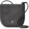 image:imageBOSTANTEN Small Crossbody Bags for Women Faux Suede Cell Phone Purse with Adjustable Knotted Strap for DailyDark Grey