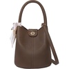 image:imageBOSTANTEN Small Crossbody Bags for Women Vegan Leather Mini Bucket Handbag Removable Shoulder StrapCoffee