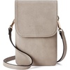 image:imageBOSTANTEN Vegan Leather Crossbody Bags for Women Designer Cell Phone Bag Wallet Purses Adjustable StrapA03retro Grey